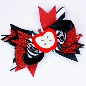 Cute Apple Hairbow
